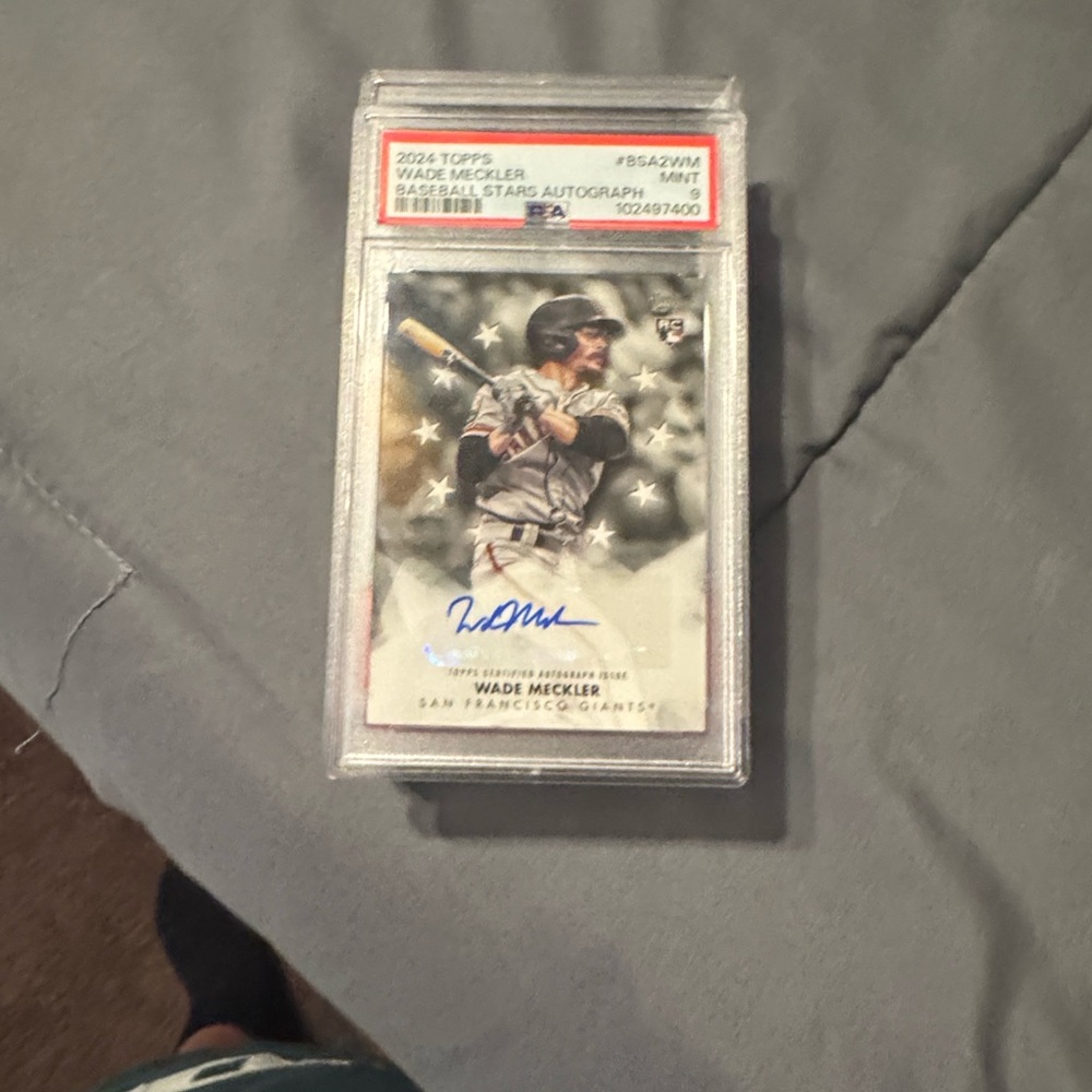 Topps 2024 Wade Meckler Autographed Card